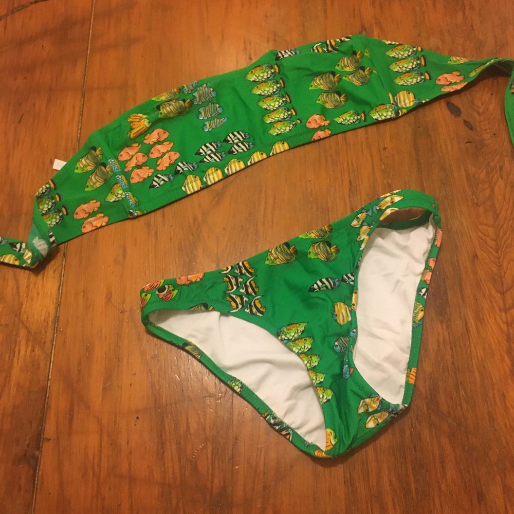 Jcrew fish bikini